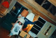1994 - Mt Baldy - Jen, Karen, Tina with lampshades_preview