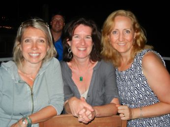 Tina Fanzone, Jen and Suzanne Jabour at the 30 year grad reunion in 2015.