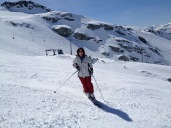 Skiing at Mt. Baldy.
